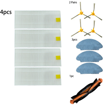 Dust Filters Mop Cloth Roller Side Brush For Isweep X3 Vacuum Cleaner Robot Part Replacement Accessories Home Appliance