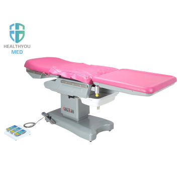 Electric operating gynecological examination table