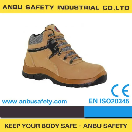 fashion cool top-grade crazy horse leather safety boots with steel toe caps