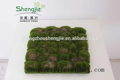 artificial moss ball , moss panel, moss mat for wall decoration