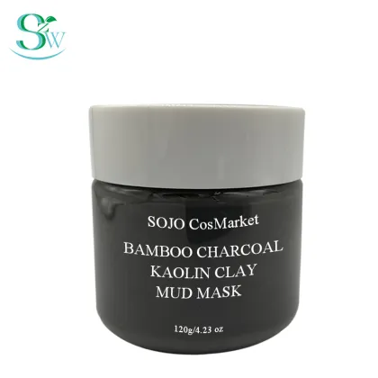 Natural Bamboo charcoal kaolin clay mud mask