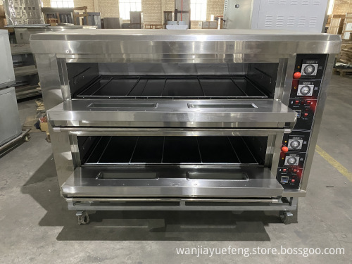 Industrial Gas Oven for Baking One Deck & Two Deck Options for