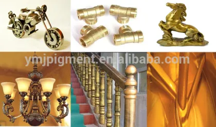 Gravure Bronze Gold Pigment Powder For Plastic Printing