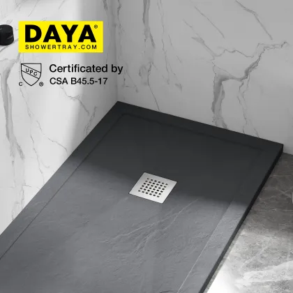 DAYA Resin Stone Shower Tray - Optional Natural Colors