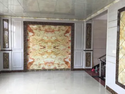 White Marble stone aluminum plate wall panels