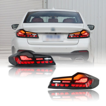 Auto Parts Smoke Red Taillight for BMW 5 Series G30 G38 (2018-2020)