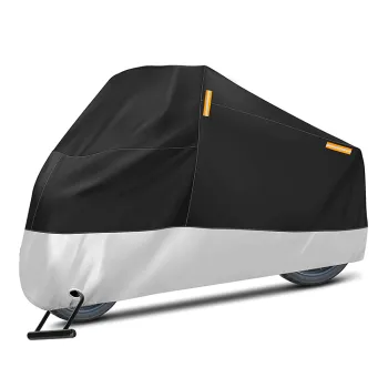 210D Non-Woven Waterproof Silver Coating Dust Proof and UV Resistant Motorcycle Cover