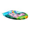 Fanmitrk Soft Close Toilet Seat Unicorn pattern UF01-22