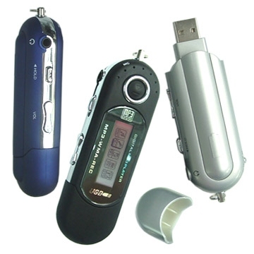 MP3 with LCD display and 7 colors backlight