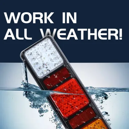 12v/24v Tail Lamp Rear Combination Lights Assembly Tail Lamp Brake Lights Lamp