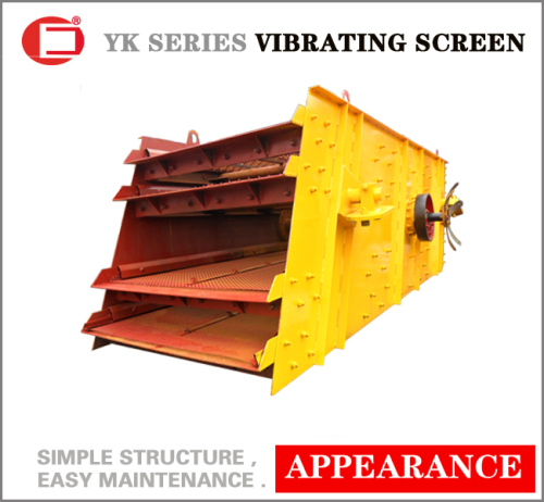 Hot selling sand vibrating screen with low price list