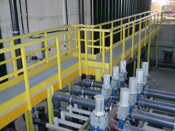 Pultruded Profile of FRP Handrail, Guard Rail