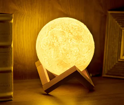 3D Rechargeable LED Moon Lamp Night Light
