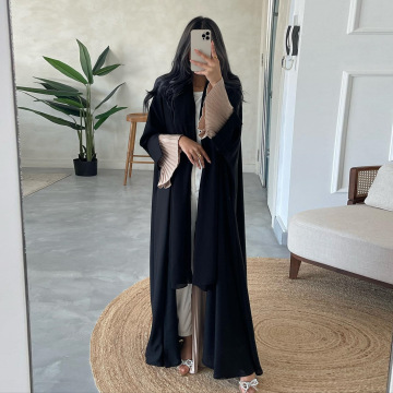 Kadınlar için Bayram Modası Büyük Beden Açık Abaya