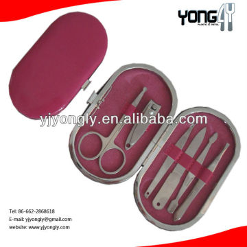 Professional leather travel kit