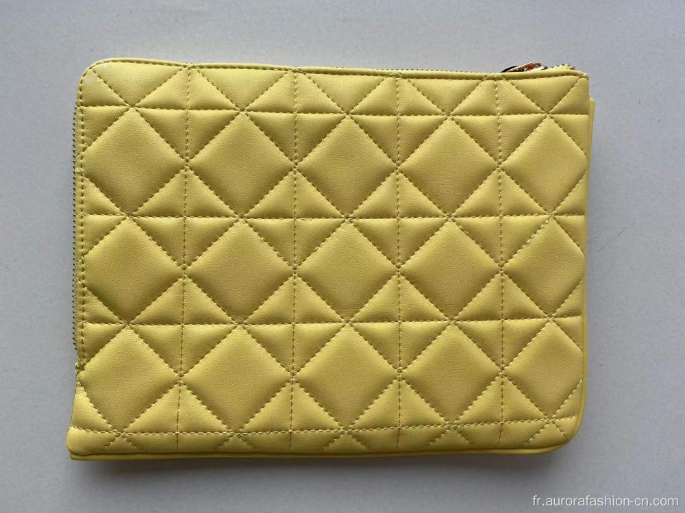 Housses de protection en cuir jaune pour iPad Mini