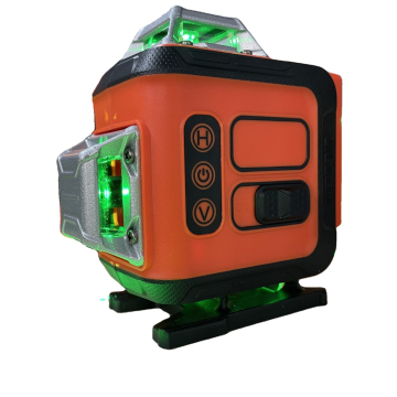 Professional 4D 16 Line 360 Degree Laser Level with Remote Control for Floor and Wall