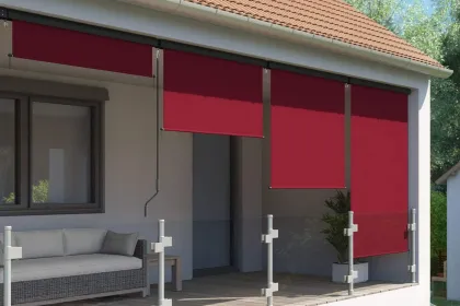 Vertical Awning Outdoor Terrace Sunshade Curtains and Blinds