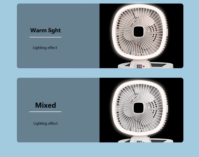 solar outdoor fan