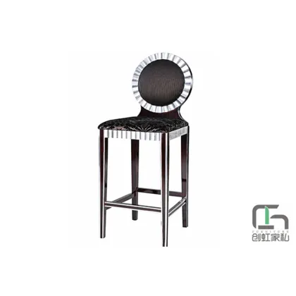 Vintage Norman Cherner Velvet Bar Stool