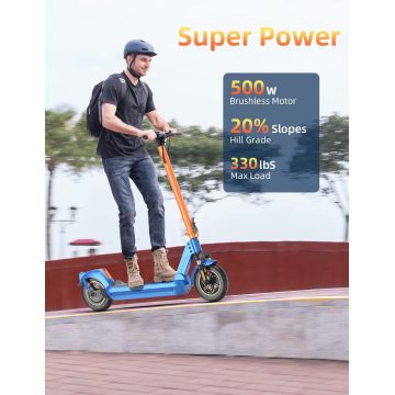 GOFUNOW GX10 Adult Fashion City Travel Electric Scooter