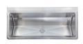 large deep stainless washing trough