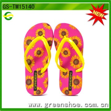 latest design girls new style flat slippers wholesale