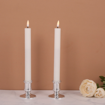 White Paraffin Wax LED Taper Candle