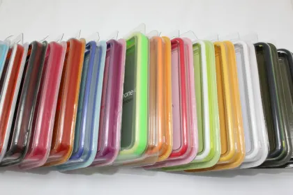 Personalized Colorful Tpu Silicone Thin Apple Iphone4 4s Bumper Cases