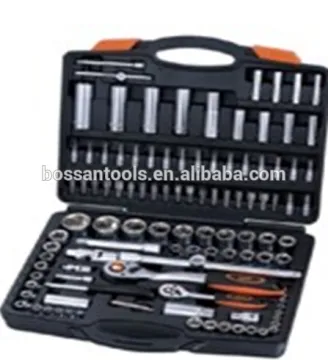 110 pcs 1/4 and 1/2 king tool socket set
