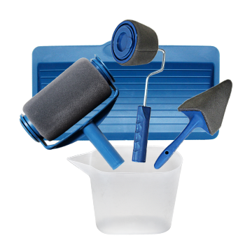 Hot Sale 6-in-1 Multi-Function Decoration Tool - No Drips No Spills Paint Roller Brush Pro Set for Latex Water Paint