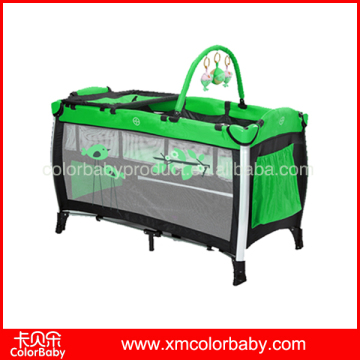 New design folding aluminum baby playing bed