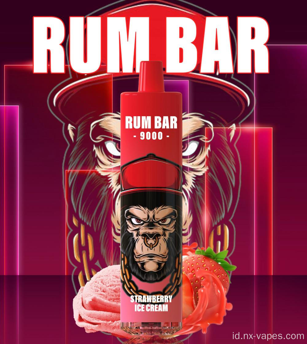 Rum Bar 9000puffs Disposable Vape