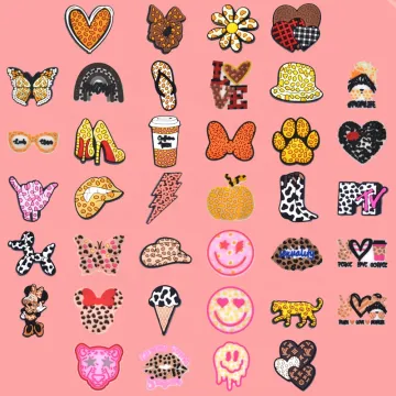 Leopard Print Shoe Charm for Clog Accessories - Wholesale Fashion Design Women Shoes Buckle Flower Charms" 

However, for a more concise and SEO-friendly title, consider:

"Wholesale Leopard Print Shoe Charm - Women's Buckle Flower Clog Accessories