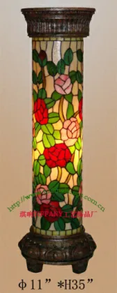 tiffany lamps, stained glass lamps