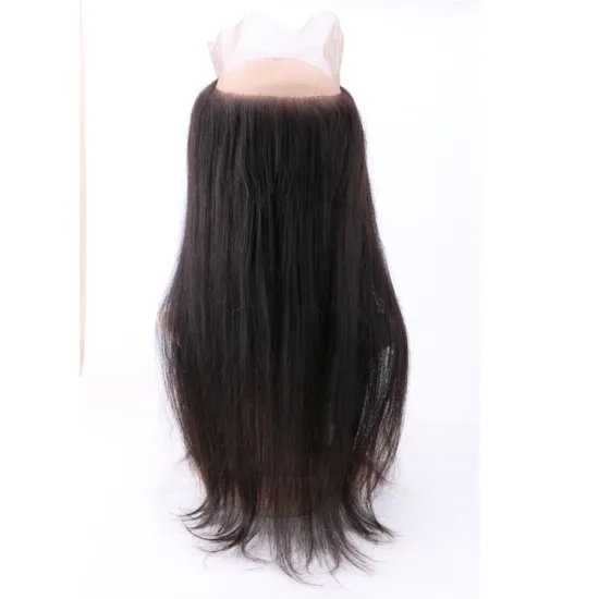 Factory Sale Lace Front 360 Unprocessed Brazilian Human Hair 360 Lace Frontal Closure