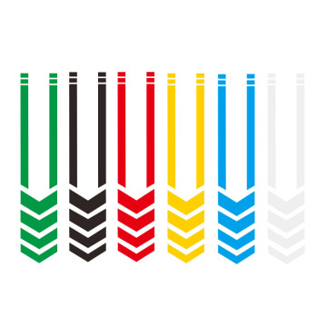 Waterproof Reflective Stickers for Motorcycle Fenders and Wheels