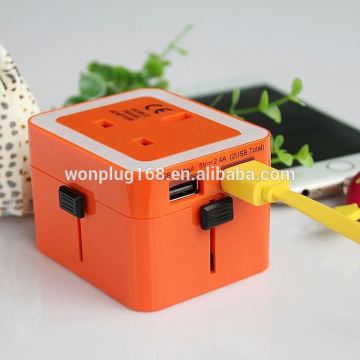 top sale high quality world travel adapter condom gift