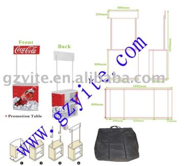 folding promotion table