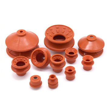 Custom Red Silicone Suction Cups for Metal Sheets - 10 to 80mm, High Quality at Low Prices