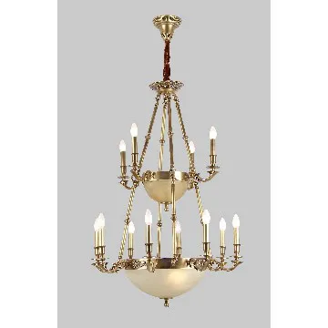 European Style Brass Chandelier Hanging Light