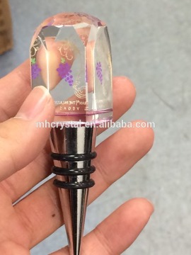 personalized Engraved CRYSTAL Bottle Stopper MH-QT0411