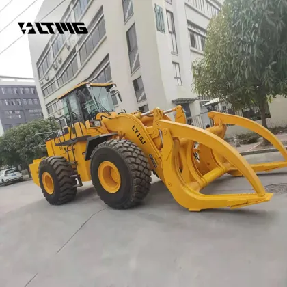LTMG Hydraulic Log Loader 12Ton/15Ton Wheel Log Loader for Forestry