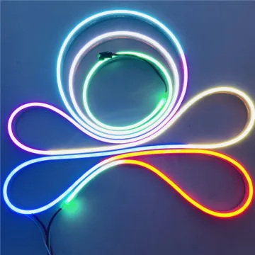 Super Bright LED DC12V Dream Color Silicone Tube - Waterproof IP65 - LED Neon Flex Light - Full-Color LED Neon Strips