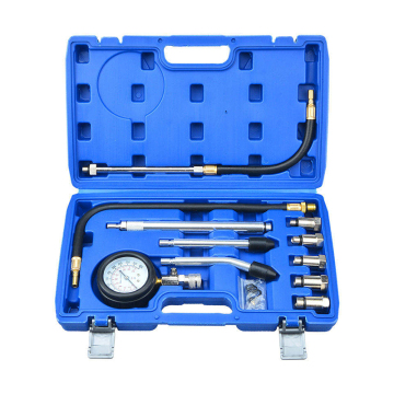 Cylinder Compression Gauge Tester Kit with Extension Connecting Tube for Car Engine
