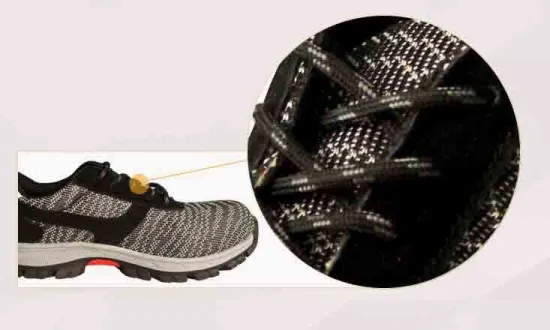 lace up rubber safety shoes