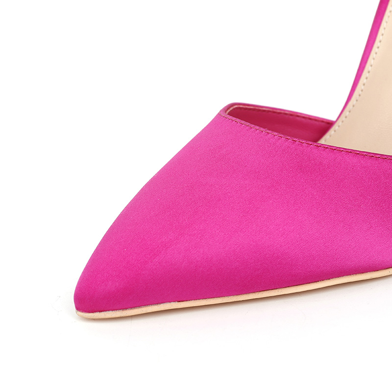 Pointed-Toe Hollow Stiletto Pumps
