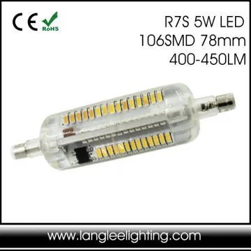 R7S Double Ended LED Light 360degree 5W 78mm