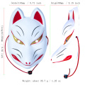 Accesorio de cosplay de máscara de zorro japonés