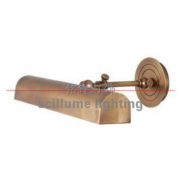 20501  1 light solid brass picture wall light Mirror Light LARGE